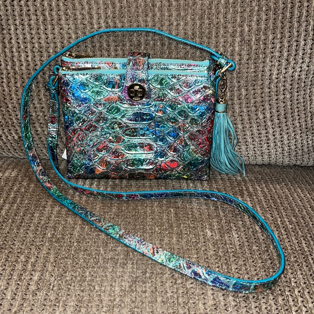 Brahmin Mina Frisky Montego| Women’s Crossbody Bag| NWT
